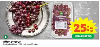 Coop RÖDA DRUVOR erbjuda