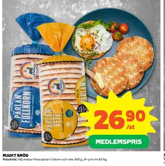 Coop MJUKT BRÖD erbjuda