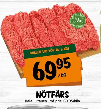 Bazaar Food market NÖTFÄRS erbjuda