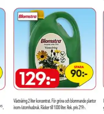 Bo Ohlsson Blomstra växtnäring erbjuda