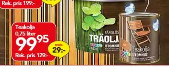 Bo Ohlsson Landora träolja erbjuda