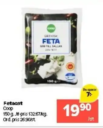Coop Extra Fetaost erbjuda