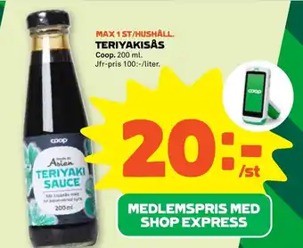 TERIYAKISÅS Coop