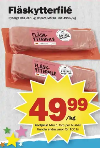 Pekås Fläskytterfilé erbjuda