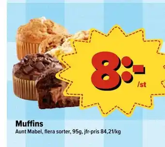 Östenssons Muffins erbjuda