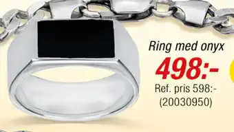Ring med onyx