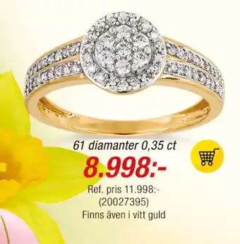 Guldfynd 61 diamanter 0,35 ct erbjuda