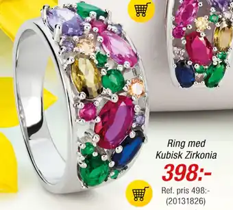 Guldfynd Ring med Kubisk Zirkonia erbjuda
