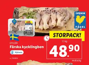 Lidl Färska kycklingben erbjuda