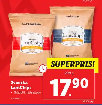 Lidl Svenska LantChips erbjuda