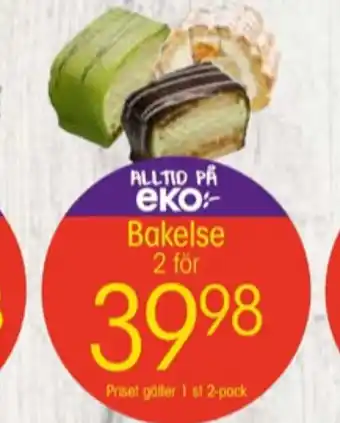 EKO Eko butiksbakat kaffebröd erbjuda
