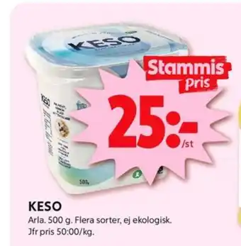 ICA Kvantum Keso cottage cheese erbjuda