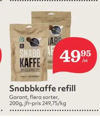 Hemköp Garant instant kaffe erbjuda