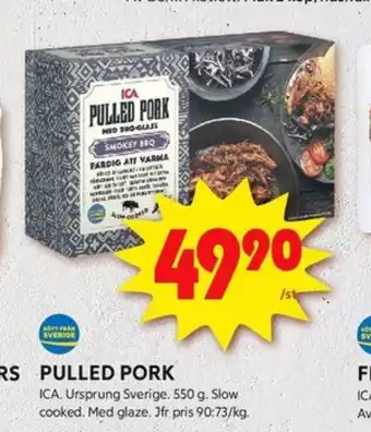 ICA Kvantum Ica pulled pork erbjuda