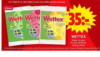 ICA Maxi Wettex diskdukar erbjuda