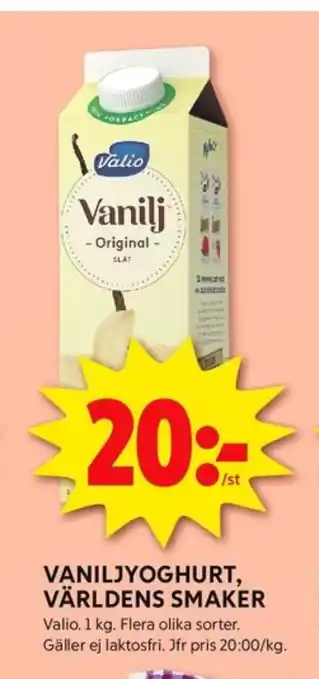 ICA Kvantum Valio yoghurt erbjuda