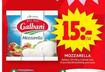ICA Maxi Galbani mozzarella erbjuda