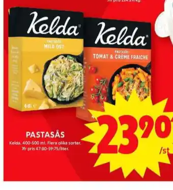 ICA Maxi Kelda pastasås erbjuda