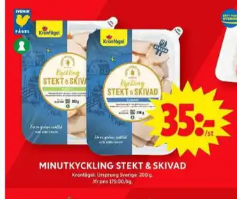 ICA Maxi Kronfågel kyckling erbjuda