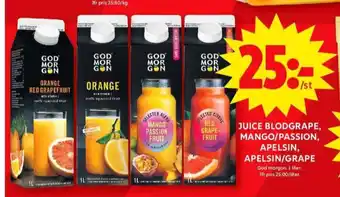 ICA Maxi God morgon juice erbjuda