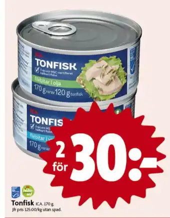 ICA Nära Ica tonfisk erbjuda