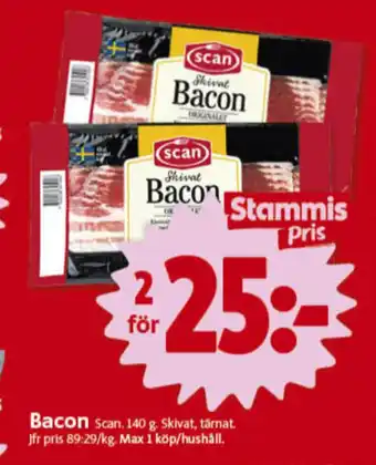ICA Nära Scan baconskivor erbjuda