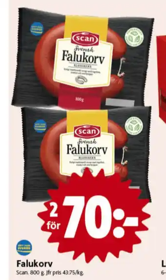 ICA Nära Scan falukorv erbjuda