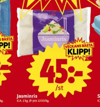 ICA Nära Ica jasminris erbjuda