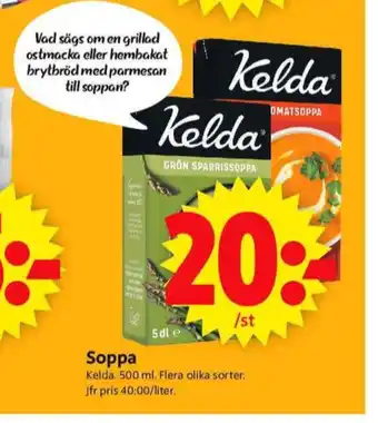 ICA Supermarket Kelda soppor erbjuda