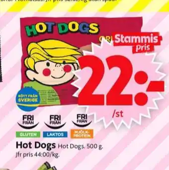 ICA Supermarket Scan hot dogs erbjuda