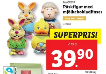 Lidl Favorina påskchoklad erbjuda