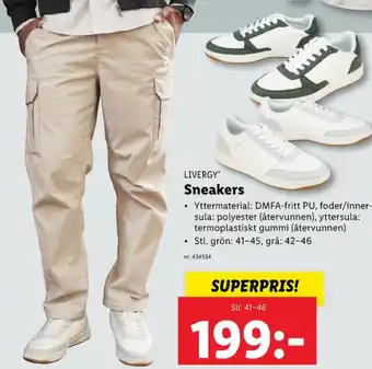 Lidl Livergy fritidsskor erbjuda