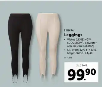 Lidl Esmara leggings erbjuda