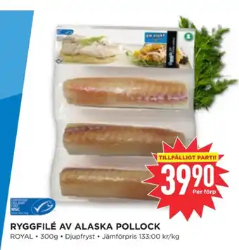 Willys Hemma Royal foods pollockfiléer erbjuda