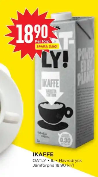 Oatly ikaffe havredryck