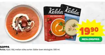 Coop SOPPA Kelda erbjuda