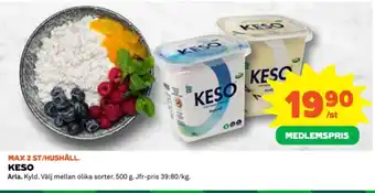Coop KESO Arla erbjuda
