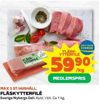 Coop FLÄSKYTTERFILÉ erbjuda