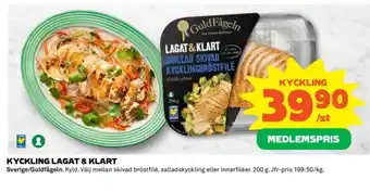 Coop KYCKLING LAGAT & KLART erbjuda