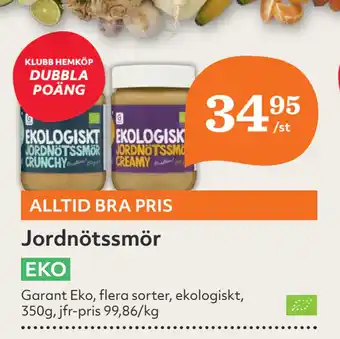 Jordnötssmör