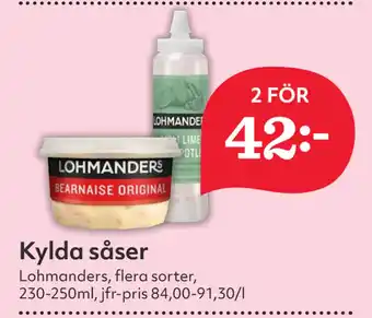Hemköp Kylda såser erbjuda