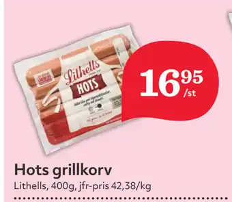 Hemköp Hots grillkorv erbjuda