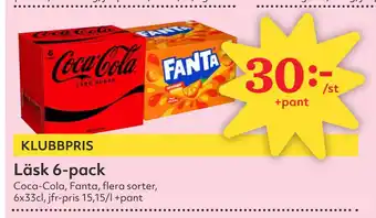 Hemköp Läsk 6-pack erbjuda