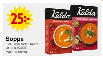 Matöppet Soppa erbjuda