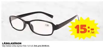 Coop Daglivs LÄSGLASÖGON erbjuda
