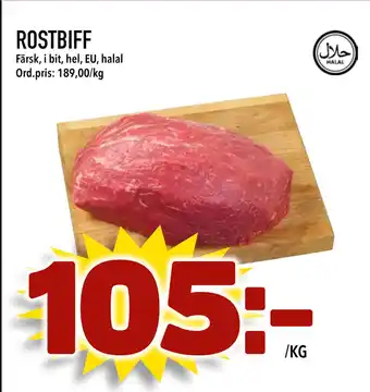 Din Mat ROSTBIFF erbjuda