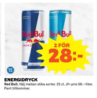 Coop Konsum ENERGIDRYCK erbjuda