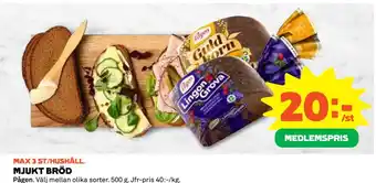 Coop Daglivs MJUKT BRÖD erbjuda