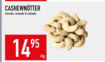 Matdax CASHEWNÖTTER erbjuda