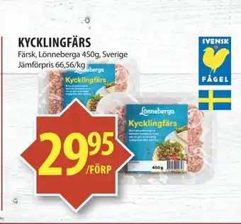 Matvärlden Tensta KYCKLINGFÄRS erbjuda
